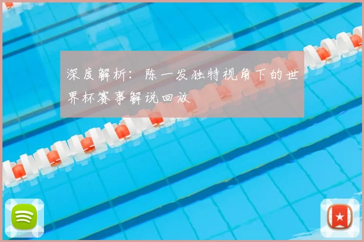 深度解析：陈一发独特视角下的世界杯赛事解说回放