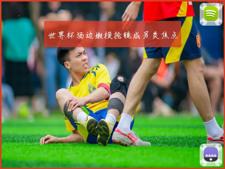世界杯场边嫩模抢镜成另类焦点